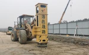 高速公路改擴建加寬，高速液壓夯實機施工案例